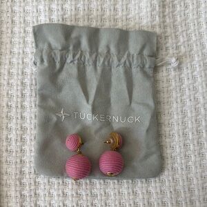 Pink and Gold Tuckernuck Earrings